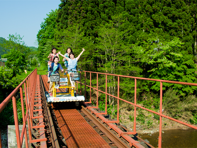 特定非営利活動法人大館・小坂鉄道レールバイクの写真